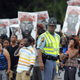Demonstrators outside prison where Davis was executed in 2011(Erik S. Lesser/AFP/Getty Images)